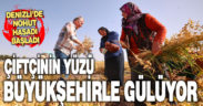 Büyükşehir ile çiftçilerin yüzü bir kez daha güldü
