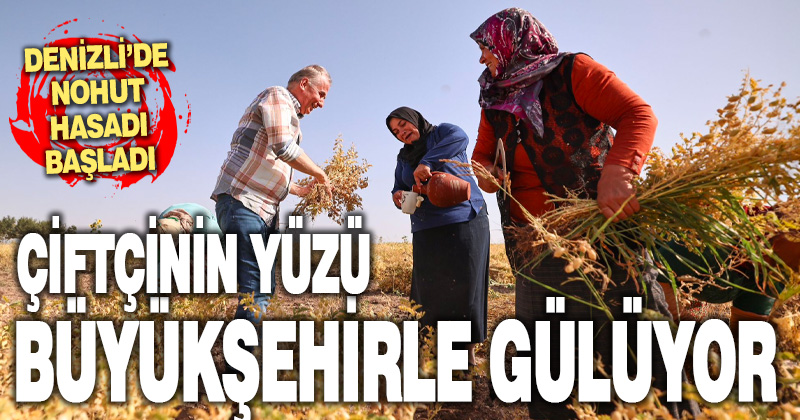 Büyükşehir ile çiftçilerin yüzü bir kez daha güldü