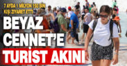Pamukkale’yi yılın ilk 7 ayında 1 milyon 150 bin kişi ziyaret etti