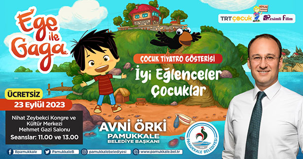 Ege ile Gaga Pamukkaleli miniklerle buluşuyor