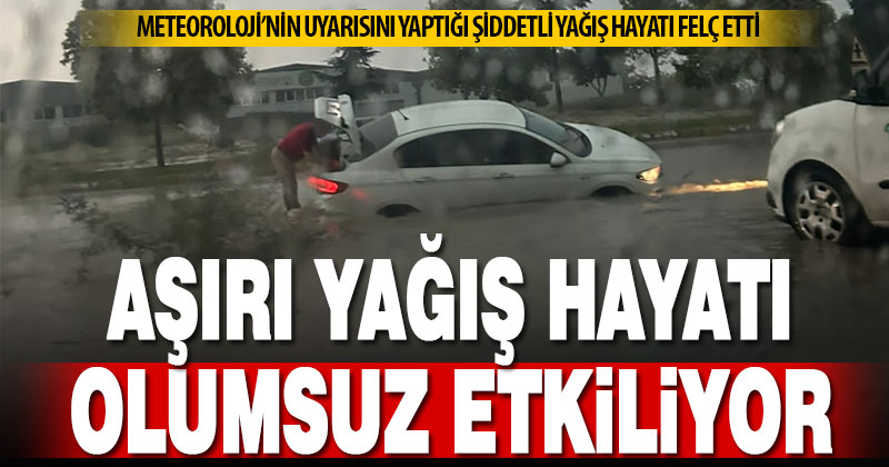 Aşırı yağış yaşamı olumsuz etkiliyor
