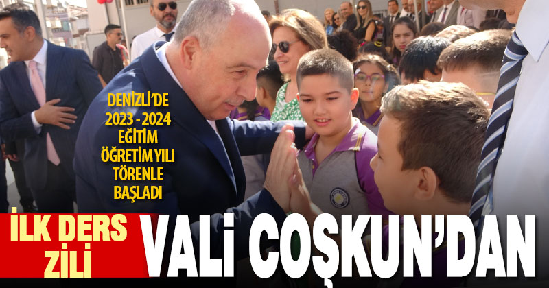 Denizli’de 2023 – 2024 eğitim öğretim yılı törenle başladı