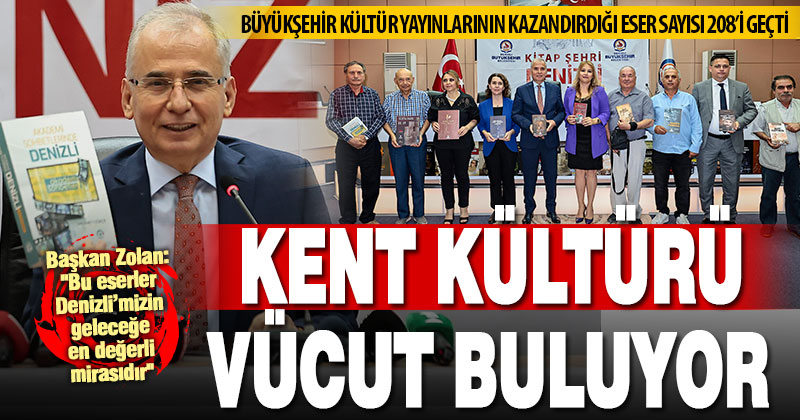 Kitap Şehri Denizli’ye Büyükşehir’den 208 eser