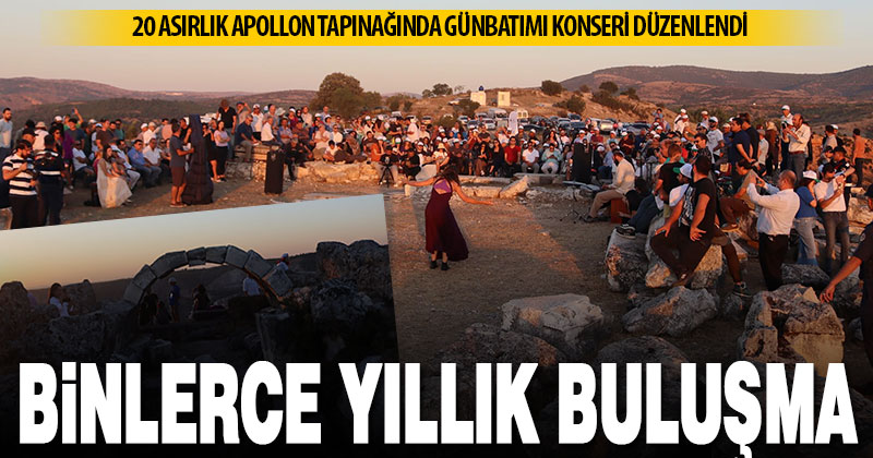Çal’daki Apollon tapınağındaki binlerce yıllık sessizliğe günbatımı konserleriyle mola verildi