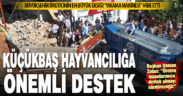 Büyükşehir’den küçükbaş hayvancılığa yıkama makinesi desteği