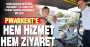 Başkanlar Osman Zolan ve Avni Örki’den Pınarkent’e hizmet ziyareti