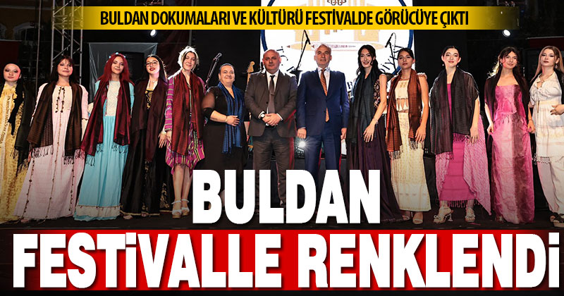 Tekstil kenti Buldan, festival ile renklendi