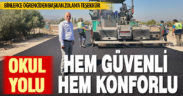 Pınarkent’te okul yolu artık daha konforlu ve güvenli