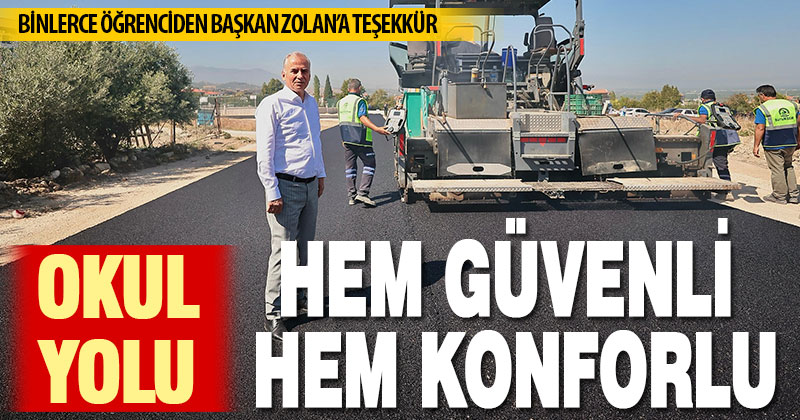 Pınarkent’te okul yolu artık daha konforlu ve güvenli