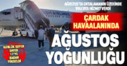 Çardak Havaalanı, Ağustosta ortalamanın üzerine çıktı: 40 bin yolcuya hizmet verdi
