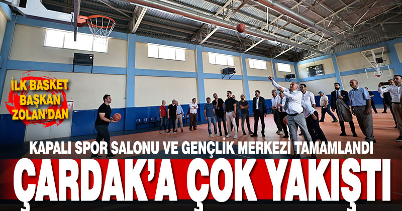 Çardak Kapalı Spor Salonu ve Gençlik Merkezi tamamlandı