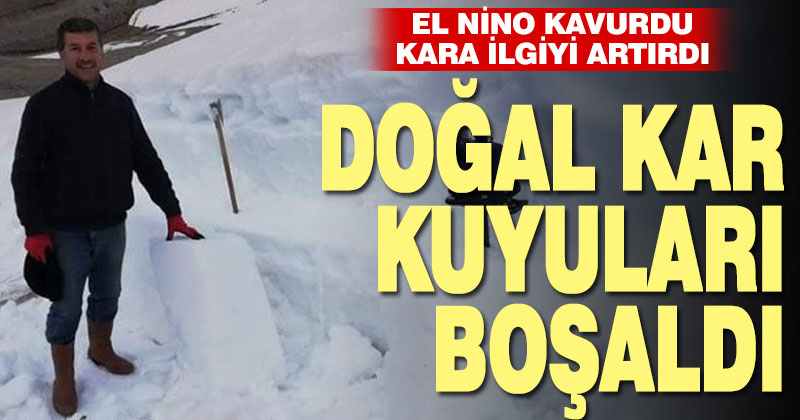 El Nino kar kuyularını eritti