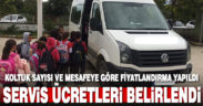 Denizli’de öğrenci ve işçi servis ücretleri belli oldu