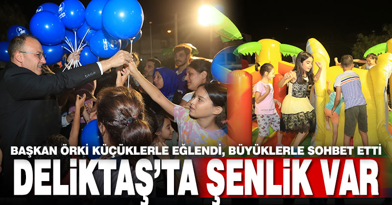 Başkan Örki, Deliktaşlılarla bir araya geldi