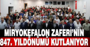 Miryokefalon Zaferi’nin 847. yıldönümü kutlanıyor