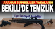 Bekilli’de 2 aranan şahıs yakalandı