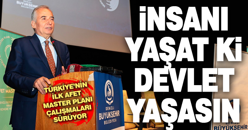 Türkiye’nin ilk afet master planı çalışmaları sürüyor