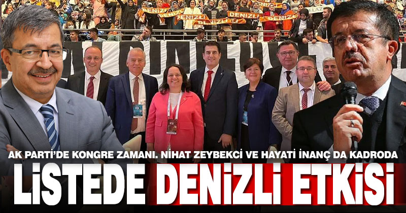 AK Parti’de kongre zamanı. Nihat Zeybekci ve Hayati İnanç da kadroda