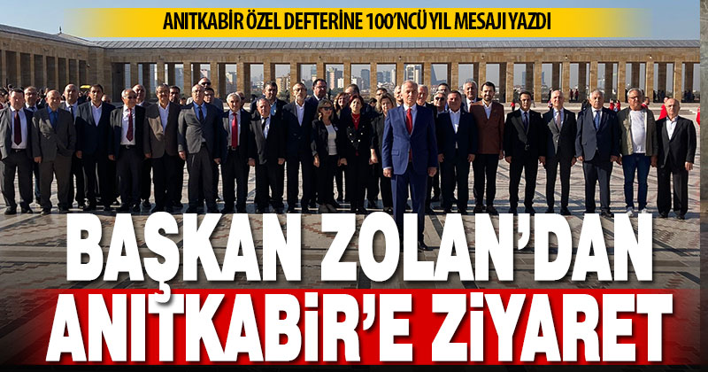 Başkan Osman Zolan Ata’nın huzurunda