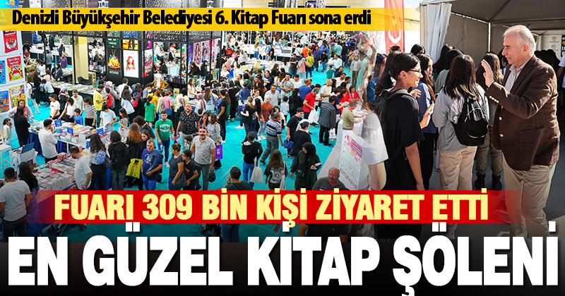 Büyükşehir Kitap Fuarı’nı 309.000 kişi ziyaret etti