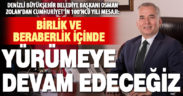 Başkan Zolan’dan Cumhuriyet Bayramı mesajı