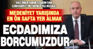 Vali Ömer Faruk Coşkun’dan Cumhuriyet’in 100’ncü yılı mesajı