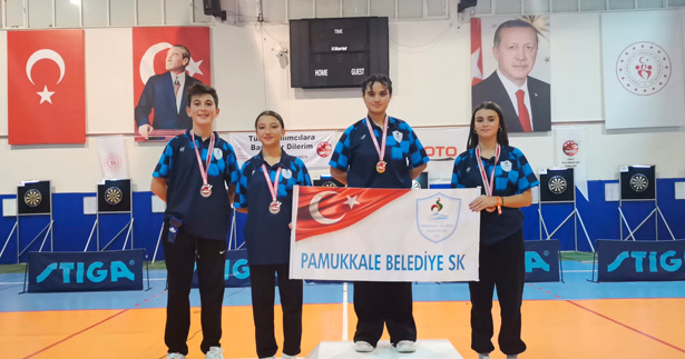 PAMUKKALELİ DARTÇILARDAN 13 MADALYA