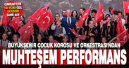 Büyükşehir Çocuk Korosu ve Orkestrası’ndan muhteşem performans
