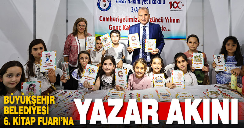 Büyükşehir Kitap Fuarı’na hafta sonu yazar akını