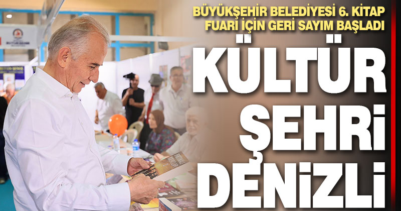 Büyükşehir Belediyesi 6. Kitap Fuarı’nda geri sayım başladı