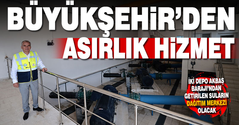 Büyükşehir asırlık hizmetlere imza atıyor