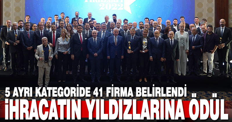 Denizli’de ihracat şampiyonu 41 firma ödüllendirildi