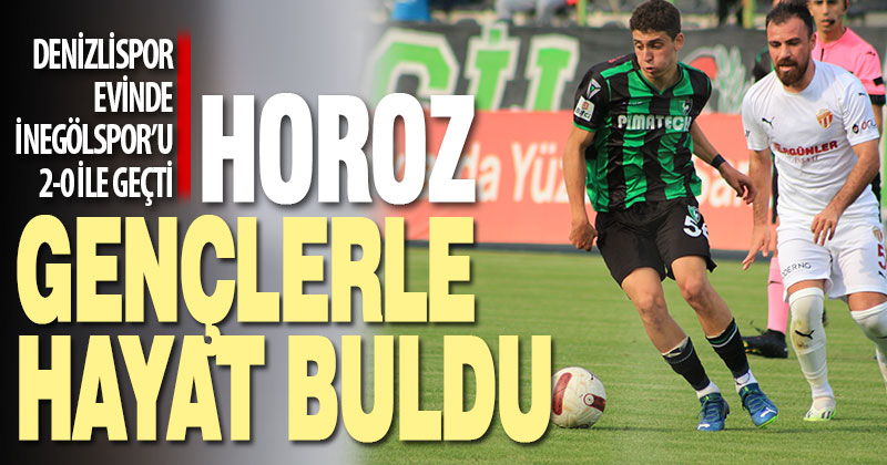 Denizlispor, evinde konuk ettiği İnegölspor’u 2-0 yendi