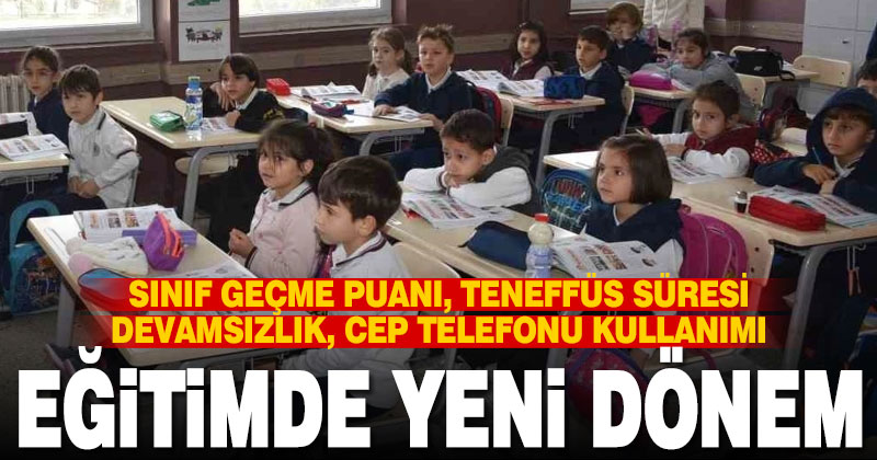 Eğitimde yeni dönem