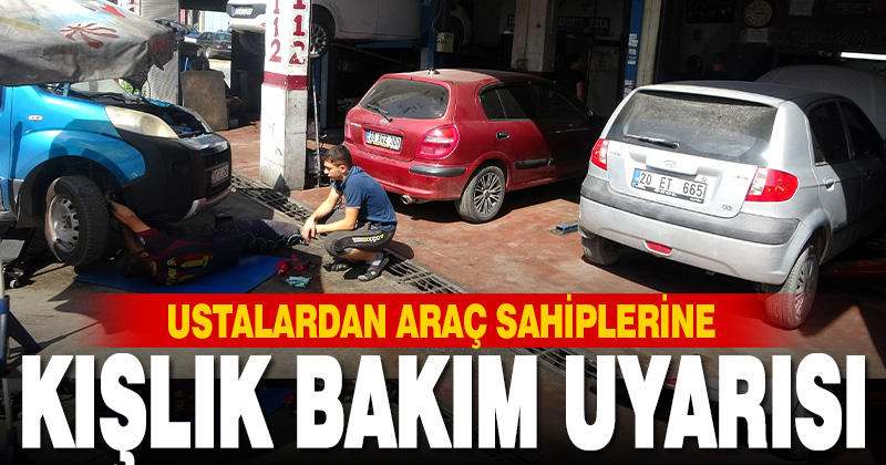 Araç sahiplerine ‘kış bakımı’ uyarısı