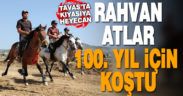 Tavas’ta rahvan atlar Cumhuriyetin 100. yaşı için koştu