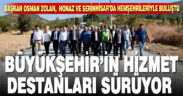 Büyükşehir hizmet destanları yazmaya devam ediyor