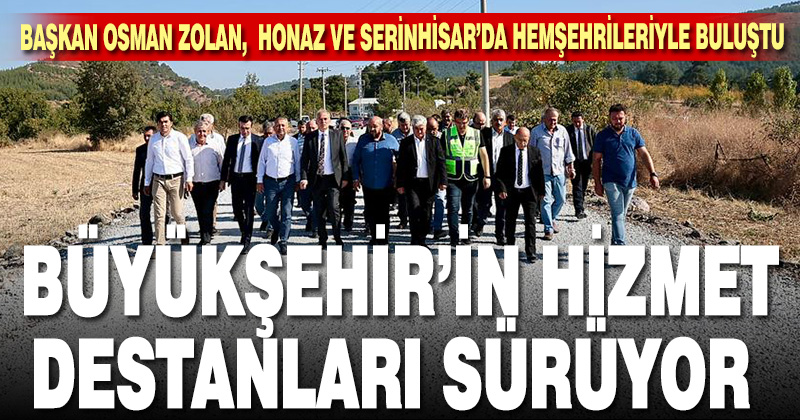 Büyükşehir hizmet destanları yazmaya devam ediyor