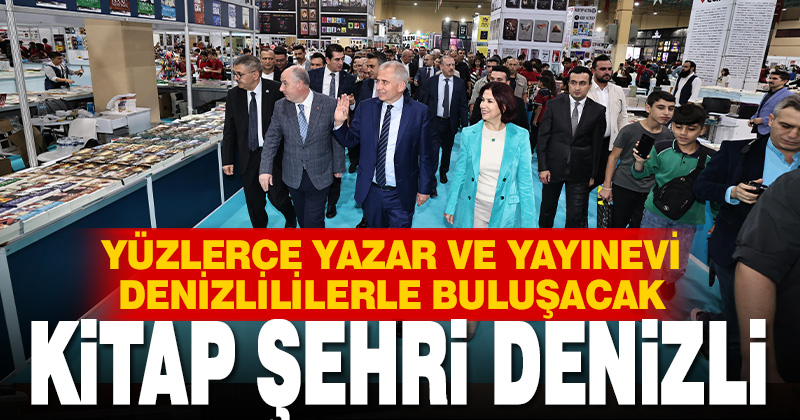 Denizli Büyükşehir Belediyesi 6. Kitap Fuarı açıldı