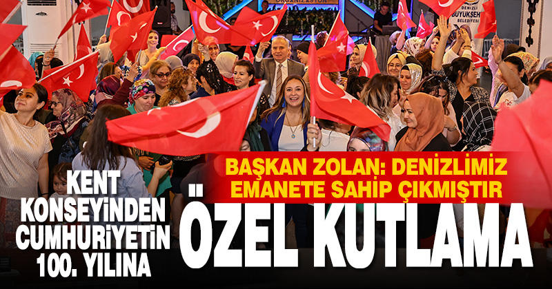 Kent Konseyi’nden Cumhuriyet’in 100. yılına özel kutlama