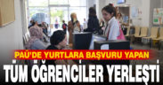 Denizli’de yurtlara başvuran tüm öğrenciler yerleşti