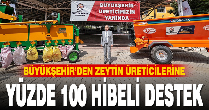 Büyükşehir destekliyor, üretici nefes alıyor