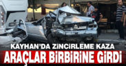 Zincirleme kazada 4 araç birbirine girdi: 1 yaralı