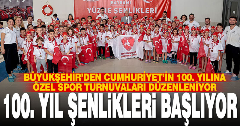 Büyükşehir’den Cumhuriyet’in 100. yılına özel spor turnuvaları