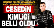 Derede bulunan erkek cesedi, 5 gündür aranan gence ait çıktı