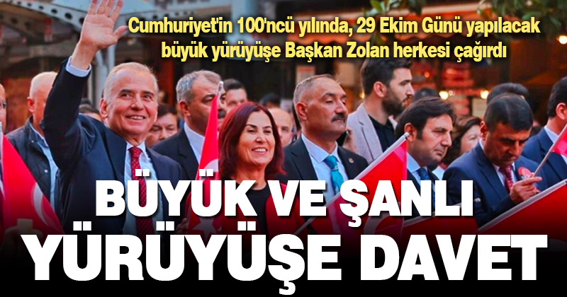 100. yıl coşkusu Cumhuriyet Yürüyüşü ile taçlanacak.
