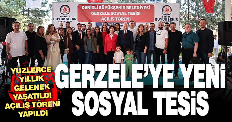 Gerzele, yeni sosyal tesis ve pazaryerine kavuştu