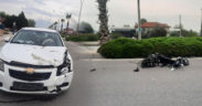 Otomobil ile motosiklet çarpıştı: 1 yaralı