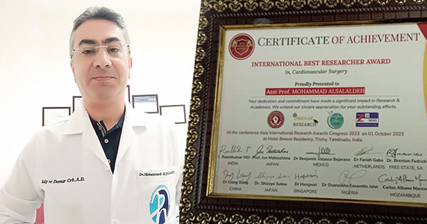 Asya’nın en iyi araştırmacı ödülü PAÜ’ye verildi