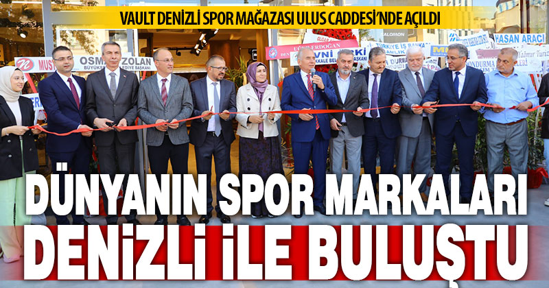 Dünyanın spor markalarını buluşturan Vault Denizli açıldı